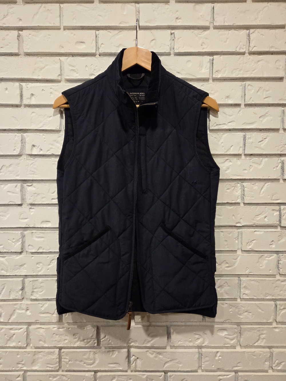 J. Crew Quilted Vest in Navy
